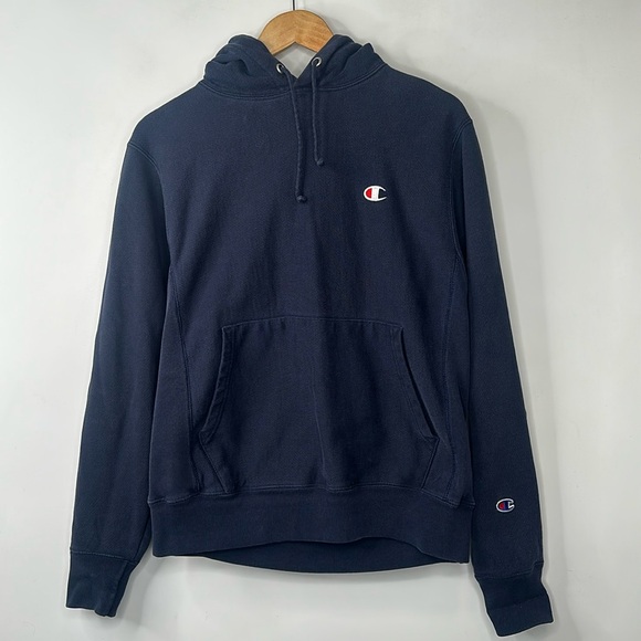 Champion Hoodie Mens Size S Navy Blue - Picture 1 of 4